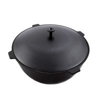 Казан чугунный с крышкой 15