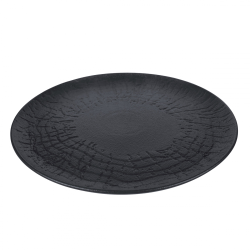 Тарелка 27 см Black Raw Wood купить Тарелка 27 см Black Raw Wood