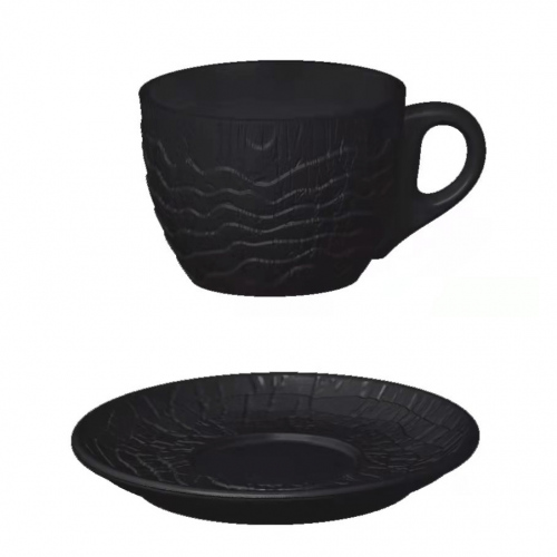 Чайная пара 200 мл Black Raw Wood купить Чайная пара 200 мл Black Raw Wood