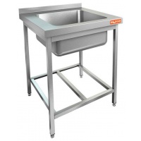 ВАННА  МОЕЧНАЯ  1- секционная HICOLD НСО1М-6/7БР ЭН +ОТВЕРСТИЕ под смеситель d=34 по центру