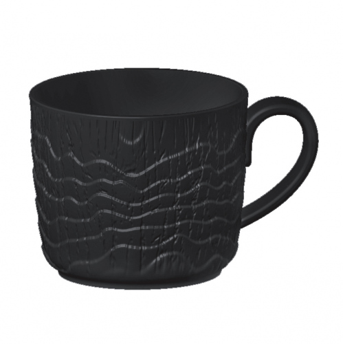 Кружка 370 мл Black Raw Wood купить Кружка 370 мл Black Raw Wood