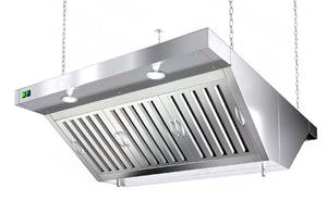 Зонт вытяжной островной с козырьком HICOLD ЗВООК-1212