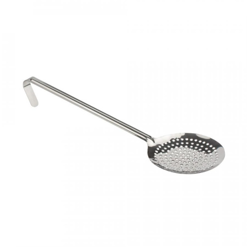 Шумовка профессиональная цельнотянутая, длина ручки 40см. Д14см.