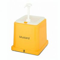 Емкость для соуса "Горчица" диспенсер 2000 мл. желтая KAPP [81249936]