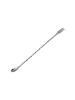 Ложка барная с вилочкой 230 мм нержавеющая сталь «Luxstahl» [BS]