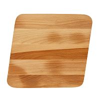 Доска-вставка для подачи 240х240х15 мм бук промасленный