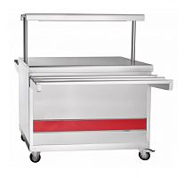 ПРИЛАВОК для горячих напитков ПГН-70ПМ передвижной нерж. (21000805759)