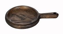 Доска для подачи «Сковородочка» 190х140 мм, дуб