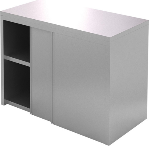 Полка-шкаф настенная закрытая CRYSPI ПКЗ 600/400 (двери-купе)