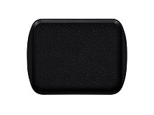 Поднос столовый 415х305 мм с ручками черный