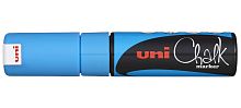 Маркер голубой для оконных и стеклянных поверхностей Uni Chalk PWE-8K