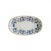 Блюдо овальное 240*140 мм. Виенто Bonna узор по кругу