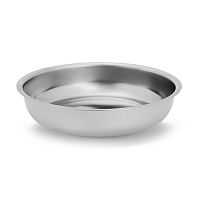 Тарелка глубокая 0,5 л нерж без ушек