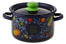 Кастрюля эмалированная Healthy food ТМ Appetite