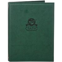 Папка для меню «Статус» из искусственной кожи