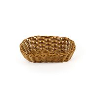 Корзинка пластиковая 220х110 мм коричневая [KT4003]