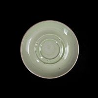 Блюдце 114 мм зеленое «Corone Natura»