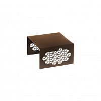 Подставка-куб для фуршета ажурная 150х150х90 мм бронза Luxstahl