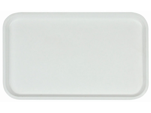 Поднос столовый из полипропилена 530x330 мм белый