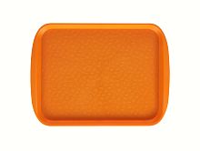Поднос столовый 330х260 мм светло-оранжевый