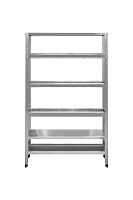 СТЕЛЛАЖ для посуды Luxstahl СРСП-1800*1200*300