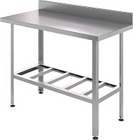 Стол производственный пристенный CRYSRI СРП 1500/600/СРПЦ Э оц