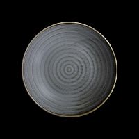 Тарелка для пасты 10" 255 мм 1650 мл, серый «Corone Urbano»