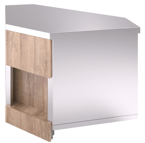 ПРИЛАВОК нейтральный угловой внутренний 90 градусов  RU20A90 1430х700х860 Capital