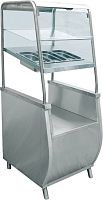 Прилавок для столовых приборов с хлебницей ABAT «Премьер» ПСПХ-70Т