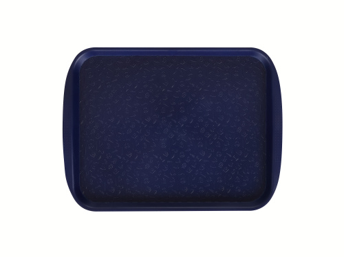 Поднос столовый 330х260 мм темно-синий