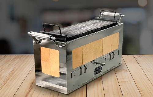 ГРИЛЬ угольный GRILLVETT YAKITORI нерж. сталь фото 2