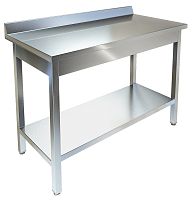 Стол производственный пристенный ТЕХНО-ТТ СПП-933/1508 нерж