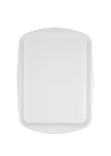 Поднос столовый 490х360 мм белый полипропилен особо прочный