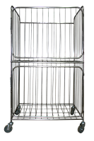 Стеллаж на колесах ТСП-600 (сетчатый ящик для белья)