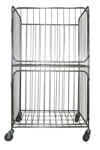 Стеллаж на колесах ТСП-600 (сетчатый ящик для белья)