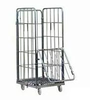 Тележка-стеллаж для перевозки и хранения белья с дверцей ТБ 12.4 (ТБ 12.4)