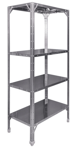 Стеллаж со сплошными полками СР-20/1205 ц
