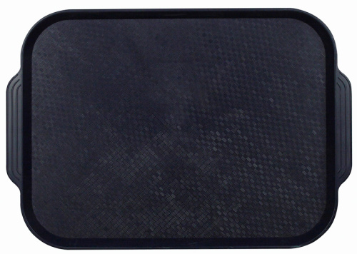 Поднос столовый из полистирола 450х355 мм темно-синий [1730]