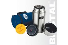 Термос из нержавеющей стали широкое горло в чехле