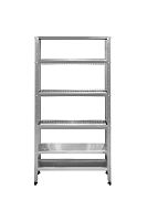 СТЕЛЛАЖ для посуды Luxstahl СРСП-1800*900*300