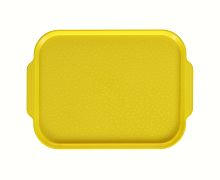 Поднос столовый 450х355 мм с ручками желтый