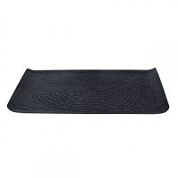 Блюдо прямоугольное 29,5*14,8 см Black Raw Wood