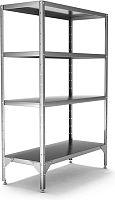 Стеллаж со сплошными полками С-900х500х2000/4 э