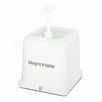 Емкость для соуса "Майонез" диспенсер 2000 мл. белая KAPP [81249935]