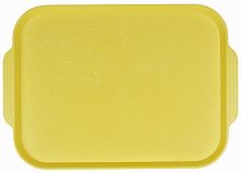 Поднос столовый из полистирола 450х355 мм желтый [1730]