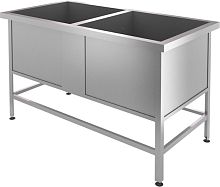 Ванна моечная двухсекционная CRYSPI ВМ 2/700 оц
