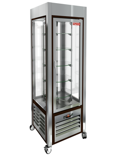 Витрина кондитерская вертикальная с вращением HICOLD VRC 350 R 284281