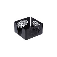 Салфетница ажурная 130х130х70 мм черный Luxstahl