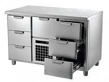 СТОЛ холодильный для хранения продуктов TC GH 3-CBR-2-2