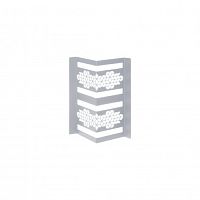 Стойка фуршетная ажурная низкая 220х95х310 мм серебро Luxstahl